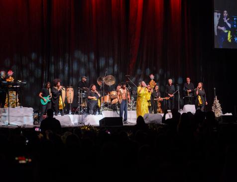 Boney M performing at Scotiabank Centre. Photo: James Bennett
