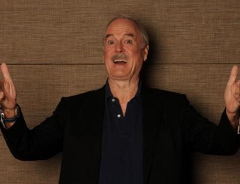 Image of the John Cleese tour poster. 