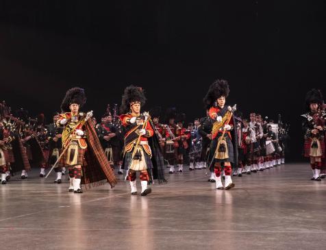 Mass pipes and drums at the Royal Nova Scotia International Tattoo.  Photo: Royal Nova Scotia International Tattoo